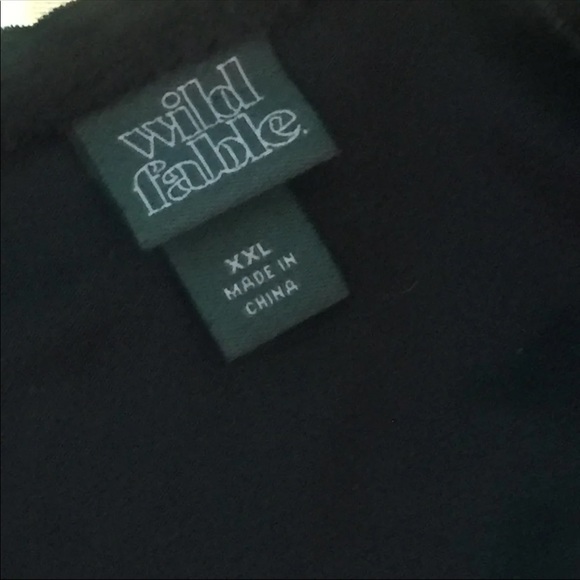 Wild Fable XXL Black Crop Top Plus Velvetish Spaghetti Strap Shirt Tank - Picture 7 of 9